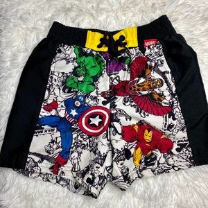 boys marvel swim trunks